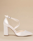 Aisle Block Heel Wedding Shoes | Paradox London