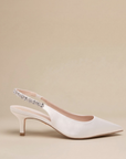 Angelique Slingback Wedding Heels | Paradox London