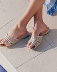 Soleil Wide Fit Diamante Sandals