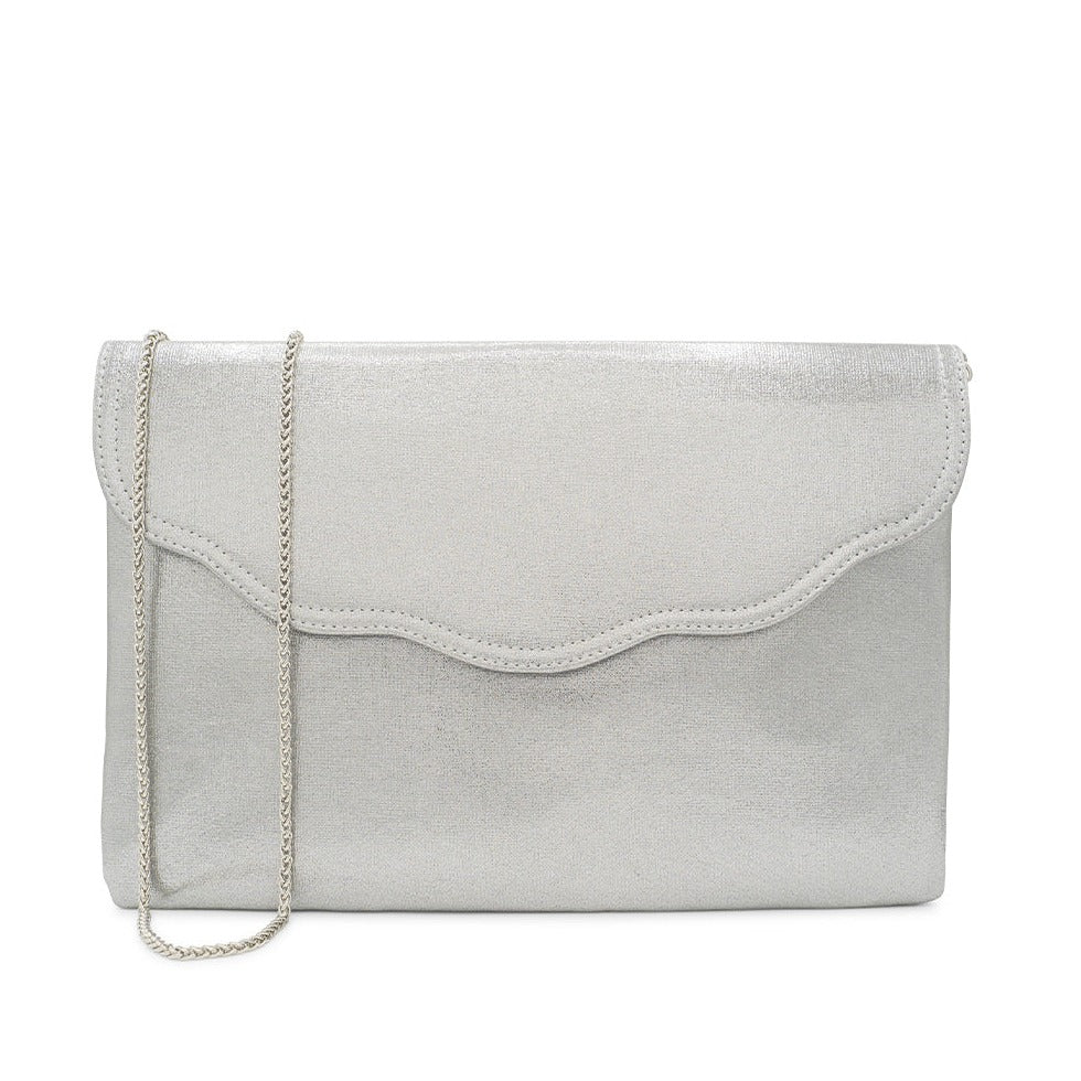 Silver envelope bag on sale