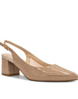 Isabel Nude Slingback Heels