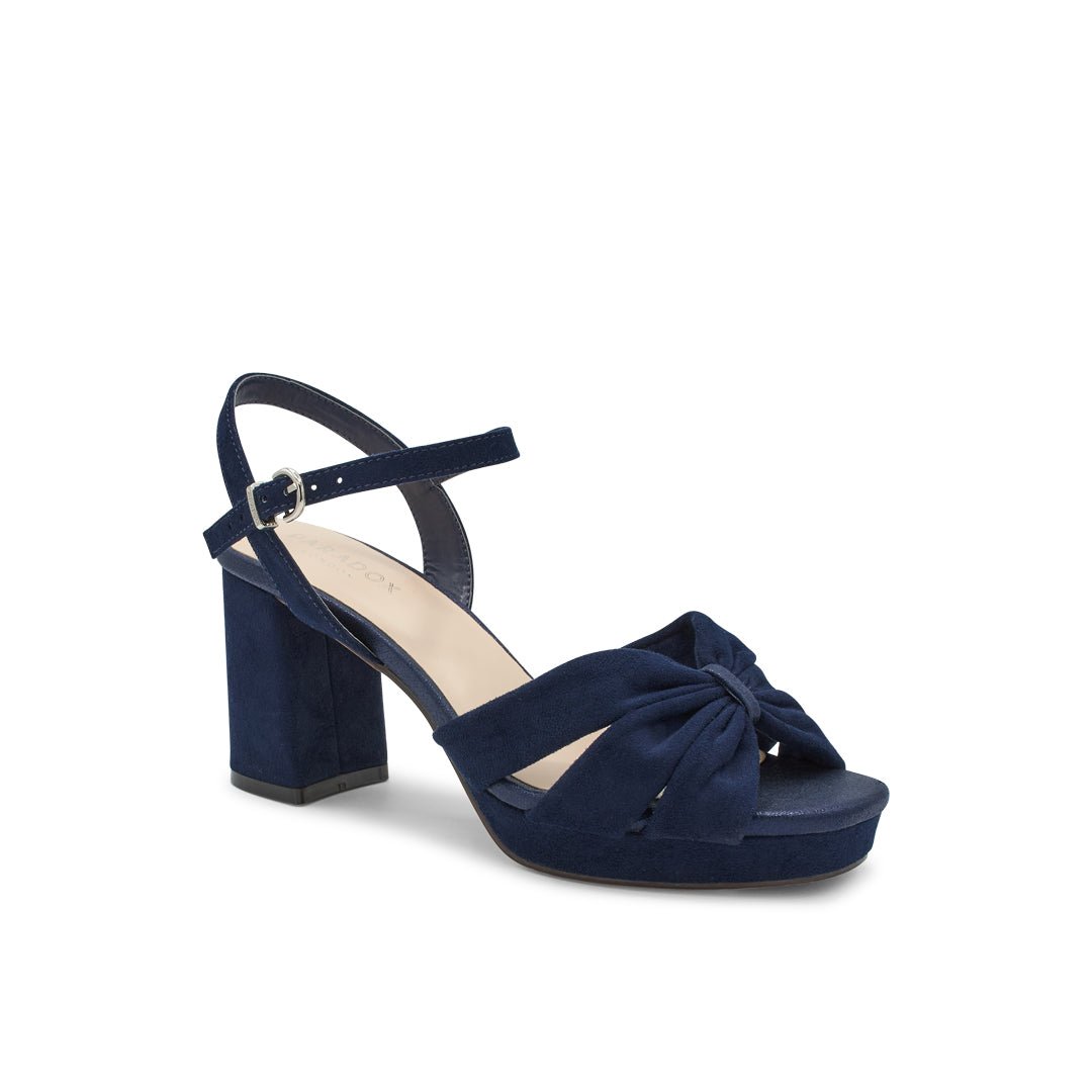 navy blue dress sandals low heel Touch Ups Lena 12 Women's Elevate your wedding ensemble with these navy blue satin heel sandals featuring elegant crystal brooches Navy Blue Wide Fit Shimmer