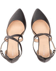 Fran Wide Fit Low Block Heel Sandal | Paradox London