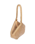 Dua Diamante Gold Pouch Handbag | Paradox London