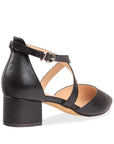 Fran Wide Fit Low Block Heel Sandal | Paradox London