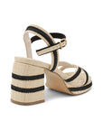 Lorena Raffia Platform Sandals