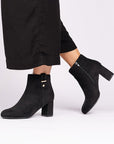 Billie Wide Fit Ankle Boots | Paradox London
