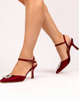 Cerys Satin Heels