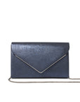 Delyssa Navy Shimmer Clutch Bag
