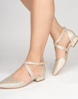 Inaya Glitter Mesh Shoes