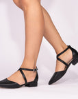 Irene Cross Strap Shoes