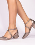 Irene Cross Strap Shoes