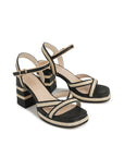 Lorena Raffia Platform Sandals