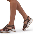 Vera Wedge Sandals | Paradox London