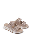 Voyage Wedge Mule Sandals | Paradox London