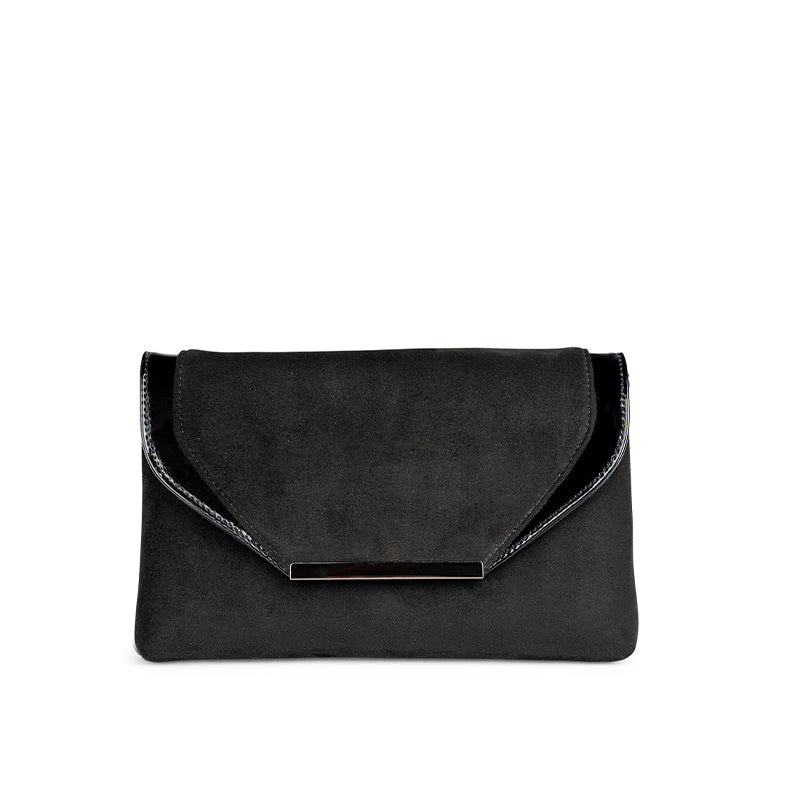 Paradox London Black Envelope Clutch Purse Paradox Navy Envelope