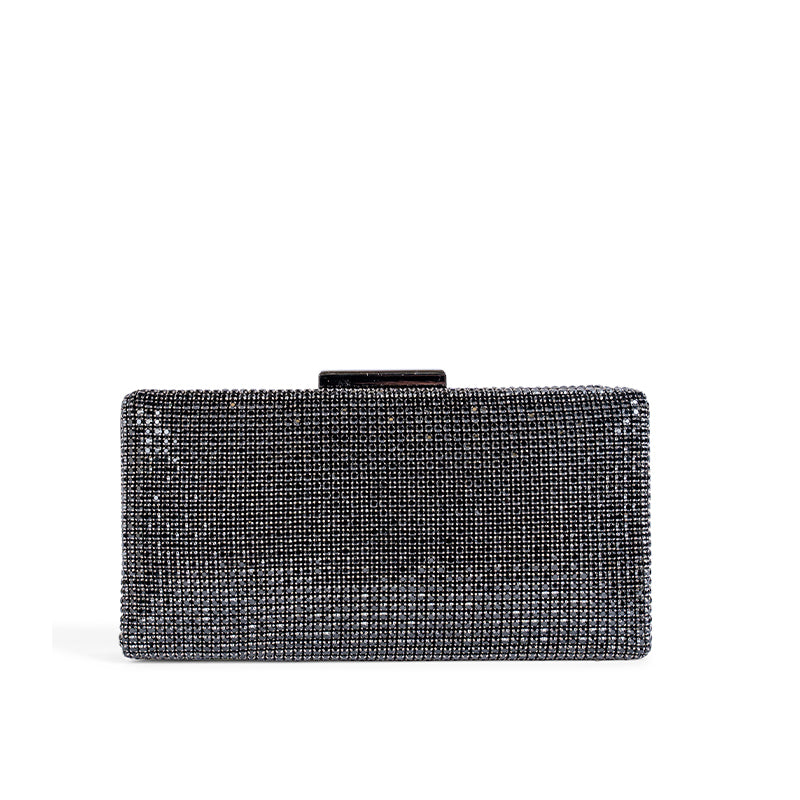 Black diamond clutch bag deals