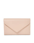 Delyssa Nude Faux Leather Clutch Bag | Paradox London