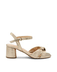 Paradox London Silver Block Heeled Sandals