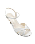 Arista Satin Wide Fit Wedding Shoes | Paradox London