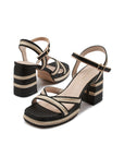 Lorena Raffia Platform Sandals