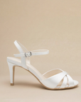 Arista Satin Wide Fit Wedding Shoes | Paradox London
