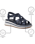 Vera Wedge Sandals | Paradox London