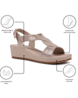 Vesper Wedge Sandals | Paradox London