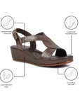 Vesper Wedge Sandals