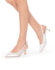 Alma Slingback Wedding Heels
