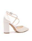Aisle Block Heel Wedding Shoes | Paradox London