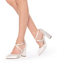 Aisle Block Heel Wedding Shoes | Paradox London