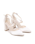 Aisle Block Heel Wedding Shoes | Paradox London