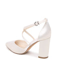 Aisle Block Heel Wedding Shoes | Paradox London