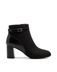 Black Block Heel Ankle Boots