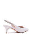 Angelique Slingback Wedding Heels | Paradox London
