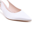 Angelique Slingback Wedding Heels | Paradox London