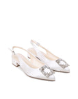 Bejeweled Wide Fit Wedding Shoes | Paradox London