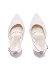 Brocade Wide Fit Wedding Heels | Paradox London