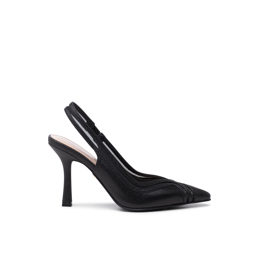 Black Slingback Heels