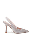 Champagne Slingback Heels