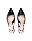 Chantelle Flared Slingback Heels | Paradox London