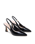 Chantelle Flared Slingback Heels | Paradox London