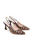 Chantelle Flared Slingback Heels | Paradox London