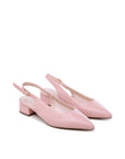 Blush Block Heels
