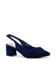navy slingback shoes