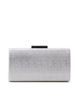 Silver clutch bags