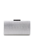Silver clutch bags