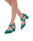 Women's Green Wide Fit heels