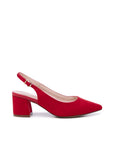 Wide Fit Red Sling Back Heels